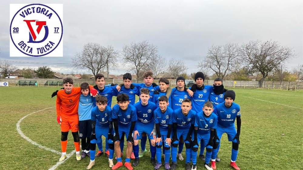 Fotbaliştii de la Under 15 se ţin tare în clasament: Victoria Delta Tulcea, locul II în Campionatul Judeţean Constanţa