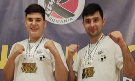 Eduard Moldoveanu şi Ştefan Moscu de la Clubul Vulturu, medaliaţi la Campionatul Balcanic de Kempo