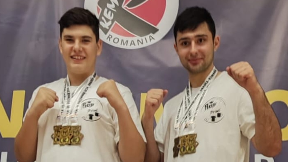 Eduard Moldoveanu şi Ştefan Moscu de la Clubul Vulturu, medaliaţi la Campionatul Balcanic de Kempo