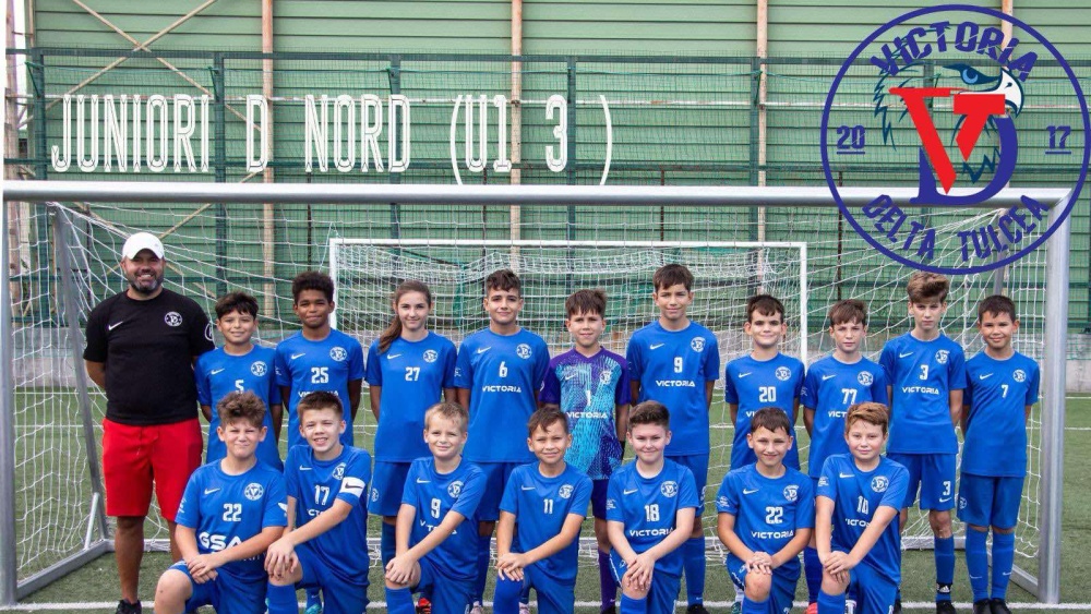 Fotbaliştii de la Victoria Delta Tulcea, U 15 şi U 13, locul II în clasamentul Campionatului Judeţean Constanţa