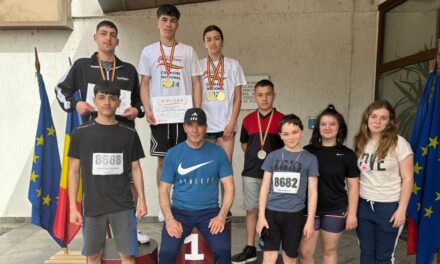 Salbă de medalii pentru sportivii Secţiei de atletism din Turcoaia a Clubului Sportiv Şcolar Tulcea