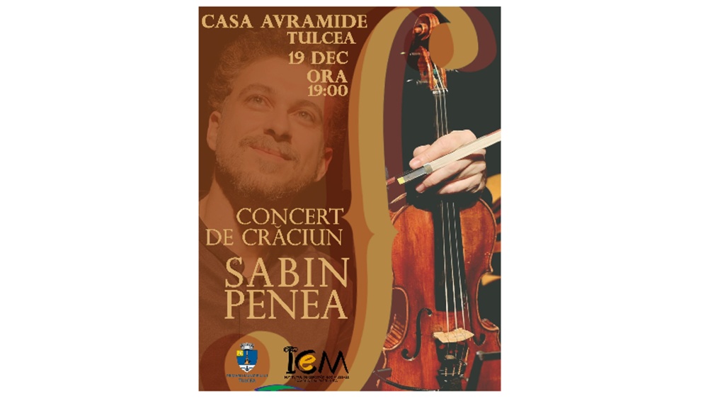 Concert de vioară marca Sabin Penea, mâine, la Casa Avramide