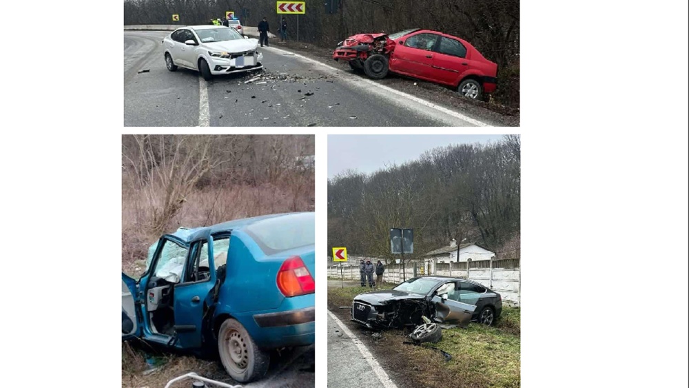 Două accidente rutiere soldate cu cinci victime, în pădurea Babadag