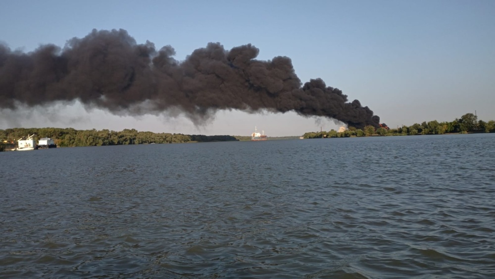 La Ceatalchioi nu sunt incendii de vegetaţie, este fum din Ucraina