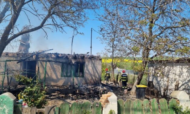 Pericol de explozie la o casă din localitatea General Praporgescu