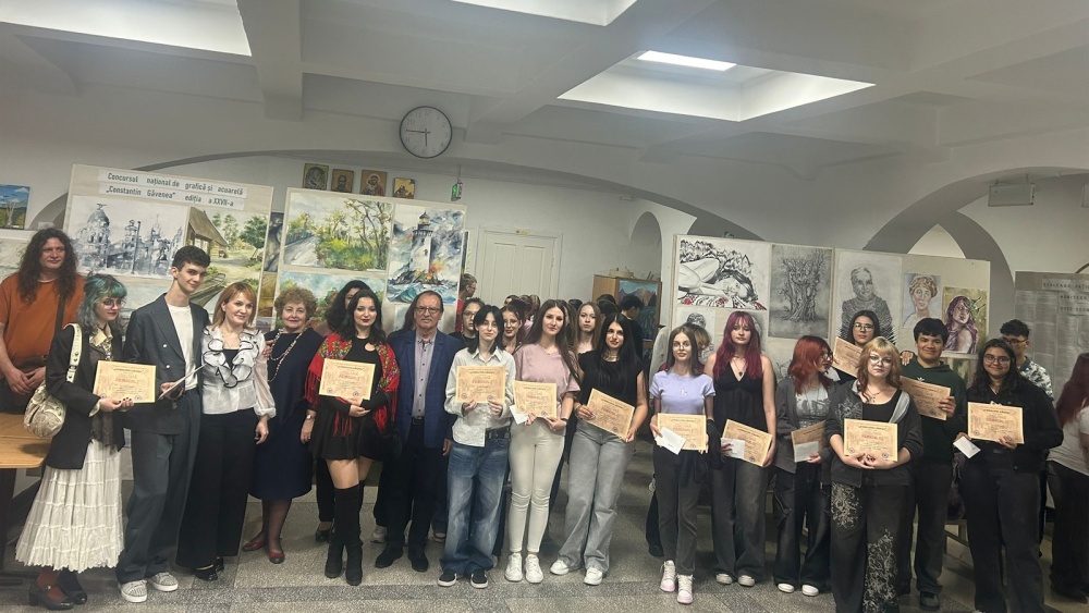 Concursul Naţional de Grafică şi Acuarelă „Constantin Găvenea” 2025: 30 de elevi tulceni premiaţi