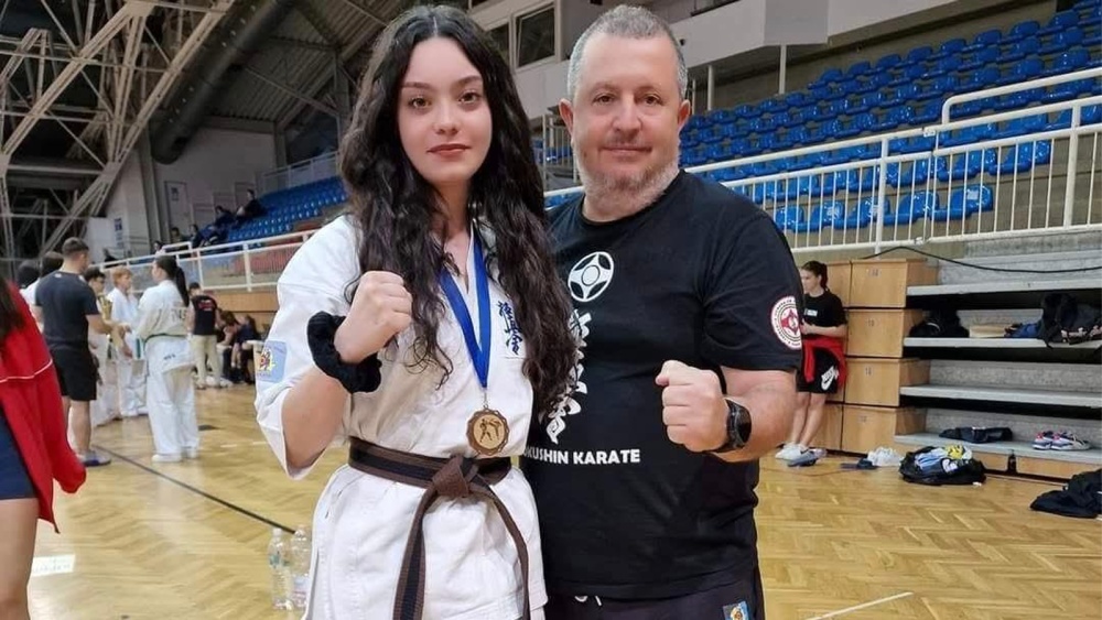 Karatista Delia-Andreea Covrig: „Îmi doresc mult să iau examenul de centură neagră”