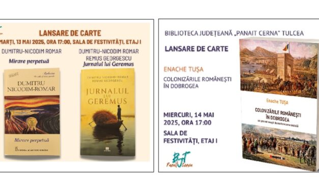 Lansări de carte, săptămâna aceasta, la Biblioteca Judeţeană „Panait Cerna”