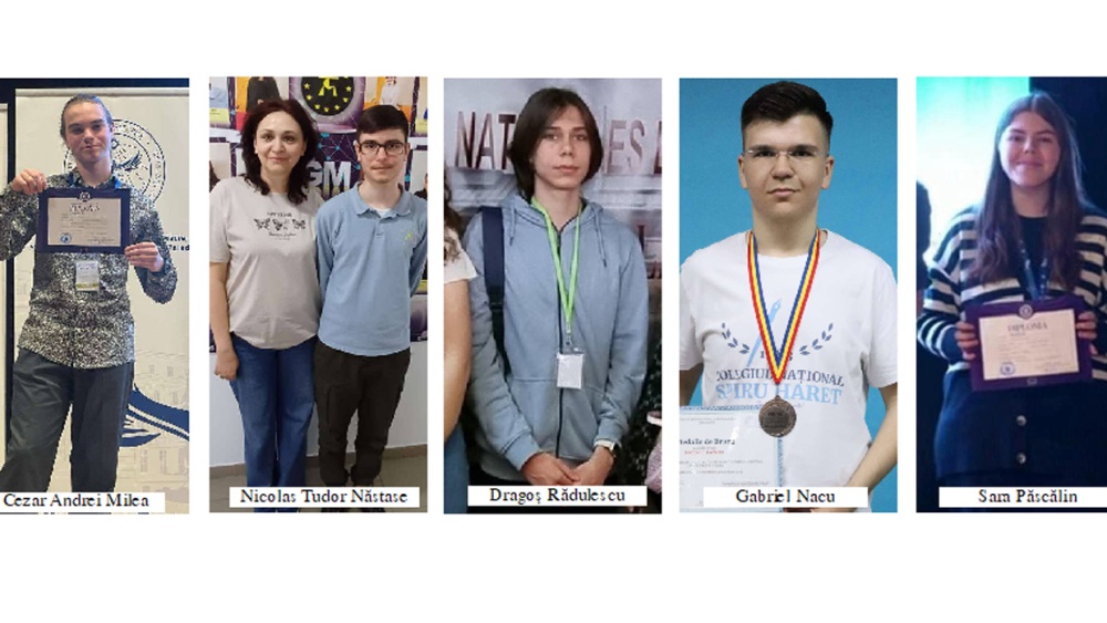 Cinci elevi ai Centrului Judeţean de Excelenţă Tulcea, premiaţi la etapa naţională a olimpiadelor şcolare