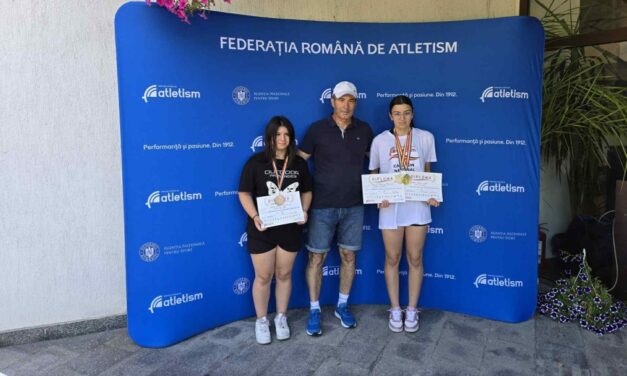 Alesia Boşcă şi Delia Anghelaş, pe podium la Campionatul Naţional de Atletism U16