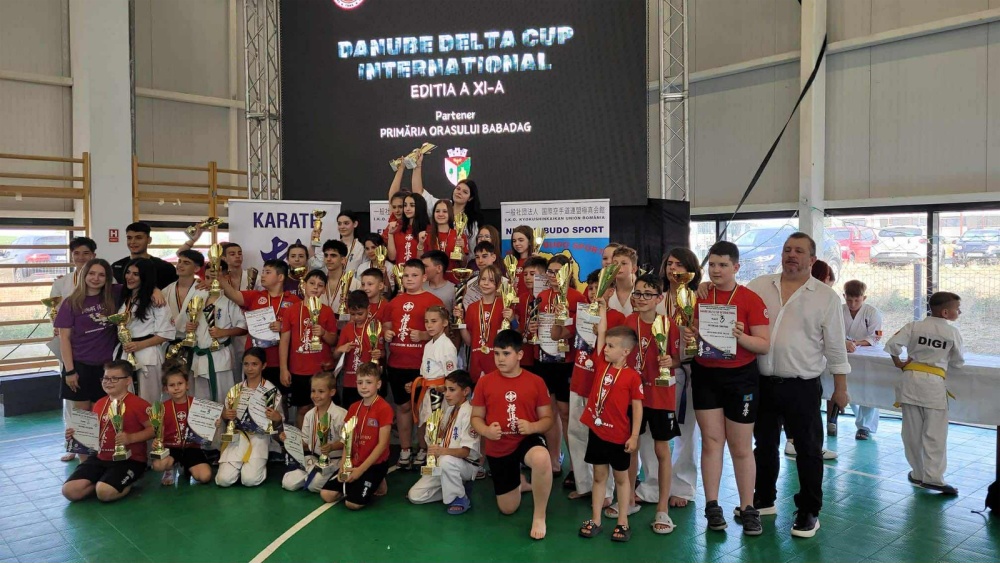 Danube Delta Cup International, ediţia a XI-a: 70 de medalii pentru karatiştii Nippon Budo Sport şi Palatul Copiilor Tulcea