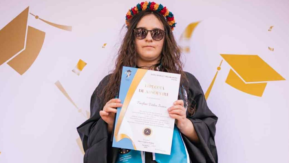 Delia Parfeni, a doua medie la Bac din Tulcea: „Cel mai mult m-a motivat gândul că viaţa de adult abia după liceu începe”