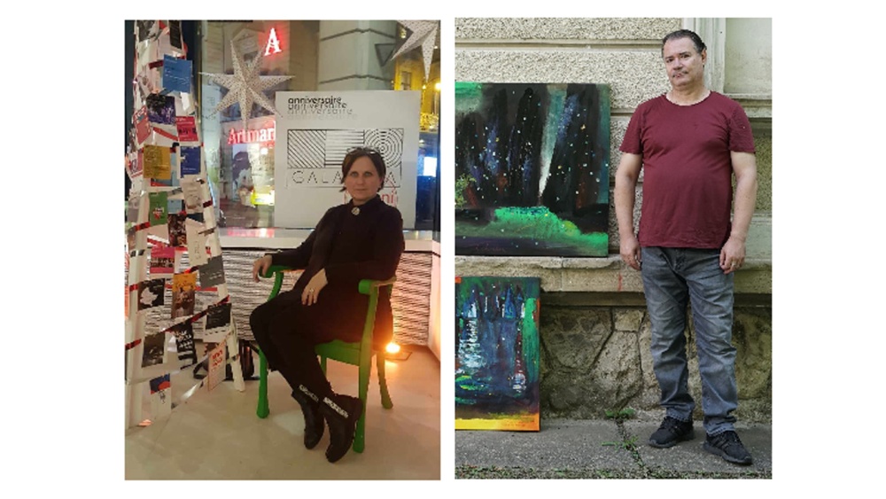 Expoziţia de grafică şi pictură Interferenţe a artiştilor Mariea Petcu Chioibaş şi Ilie Chioibaş la Muzeul de Artă