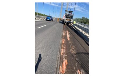 Polimerul „CAPS” ar putea rezolva cu succes asfaltarea podului peste Dunăre