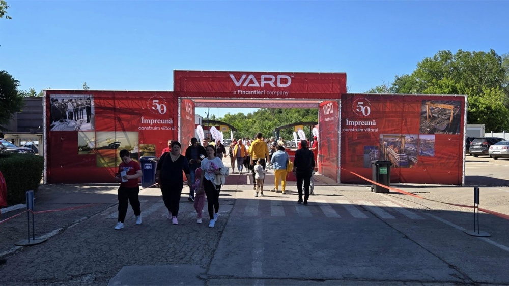 Porţi deschise la Vard: şantierul naval din Tulcea a sărbătorit 50 de ani