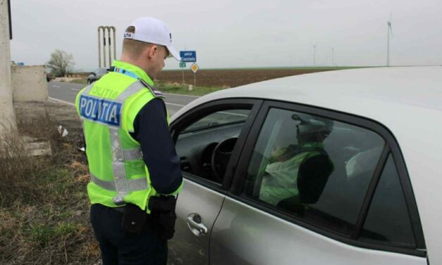 Razie în trafic: Poliţiştii tulceni vânează şoferii beţi şi drogaţi în cadrul acţiunii naţionale „Alcohol & Drugs”