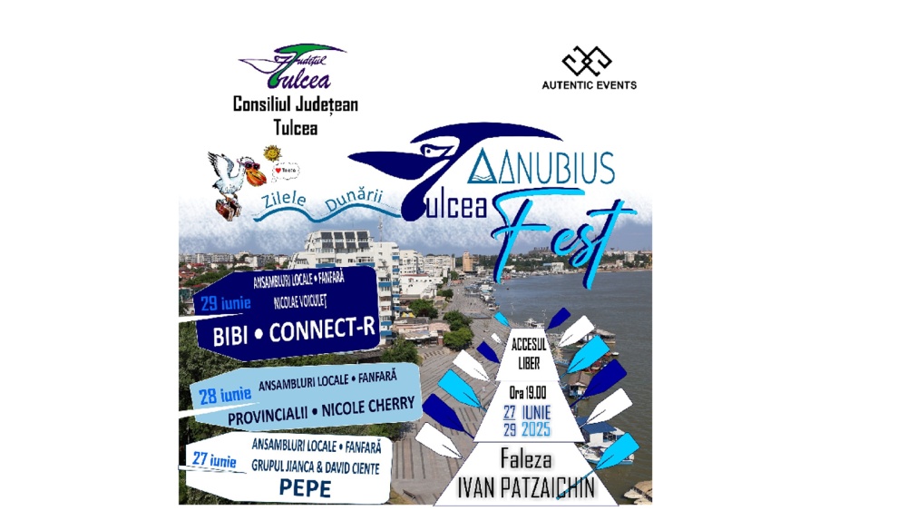 Modificări în programul Tulcea Danubius Fest: Pepe în locul lui Mario Fresh