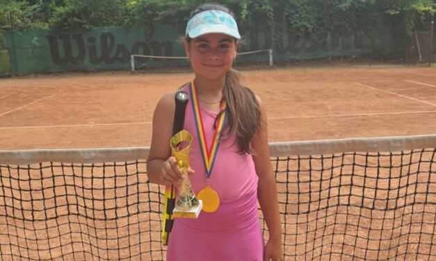 Tenis: Karina Stănoiu, de la „Le Pelican Sportif”, două medalii de aur câştigate la Brăila şi Buzău