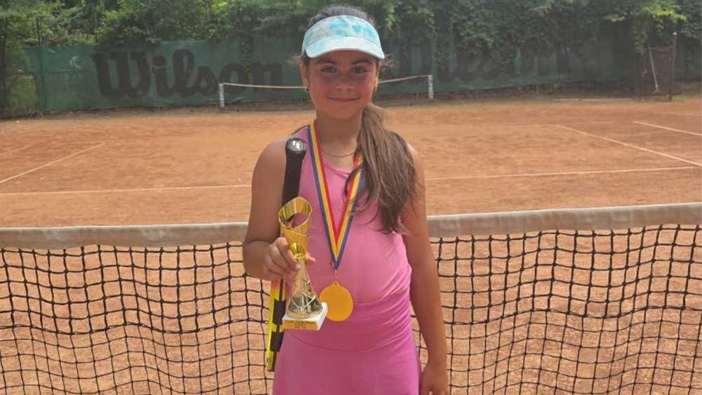 Tenis: Karina Stănoiu, de la „Le Pelican Sportif”, două medalii de aur câştigate la Brăila şi Buzău