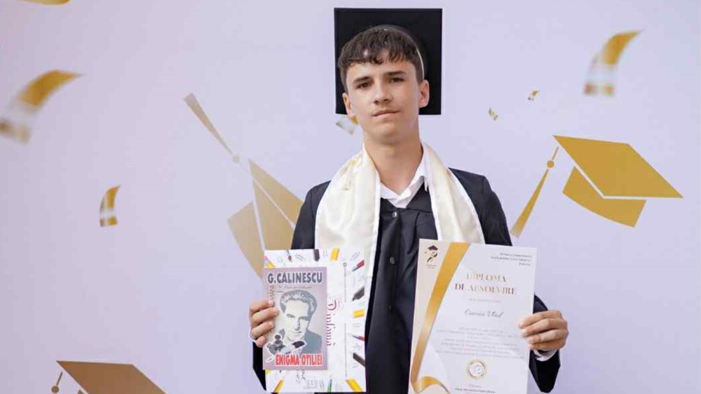 Vlad Ciocoiu, cea mai mare notă la Evaluarea Naţională de anul acesta