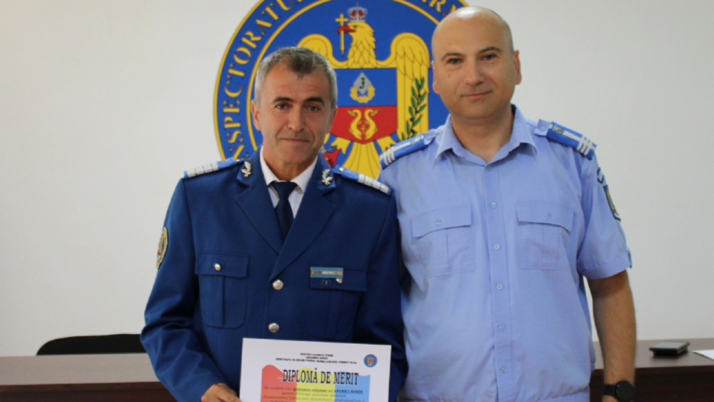 Jandarmul tulcean Sorin Andrici a trecut în rezervă