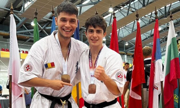 Karatiştii Vlad Constantin Uncu şi Albert Pănuţă, argint şi bronz la Juniors World Cup 2025, Bulgaria