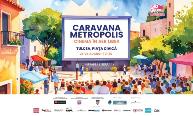 Cinema în Aer Liber aduce trei seri de film în Piaţa Civică din Tulcea, între 22 şi 24 august