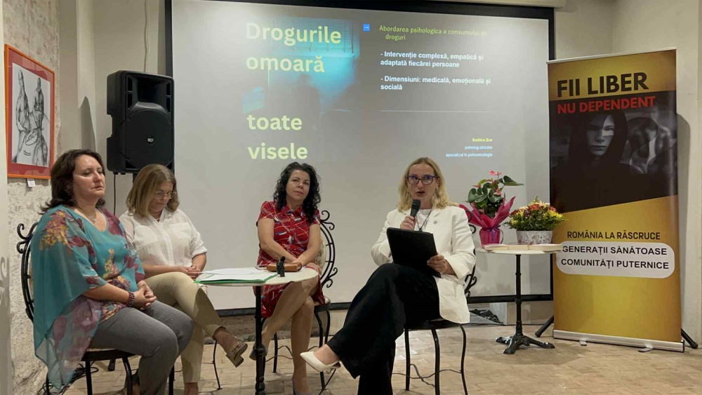 Conferinţă pe tema consumului de droguri organizată de deputatul Elena Doboş, la Casa Avramide