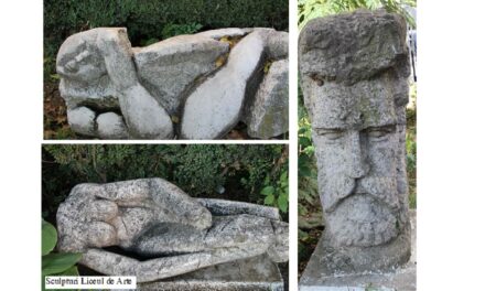 Elevii de la Arte vor restaura sculpturile din faţa liceului şi din curtea Stării Civile din municipiu