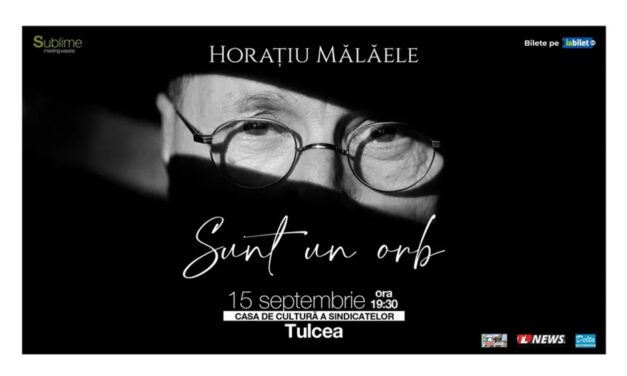 Horaţiu Mălăele revine la Tulcea cu spectacolul „Sunt un orb”