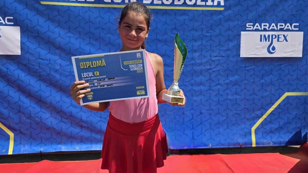 Tenismena Karina Stănoiu, medalie de argint la competiţia Trofeul Sarapac
