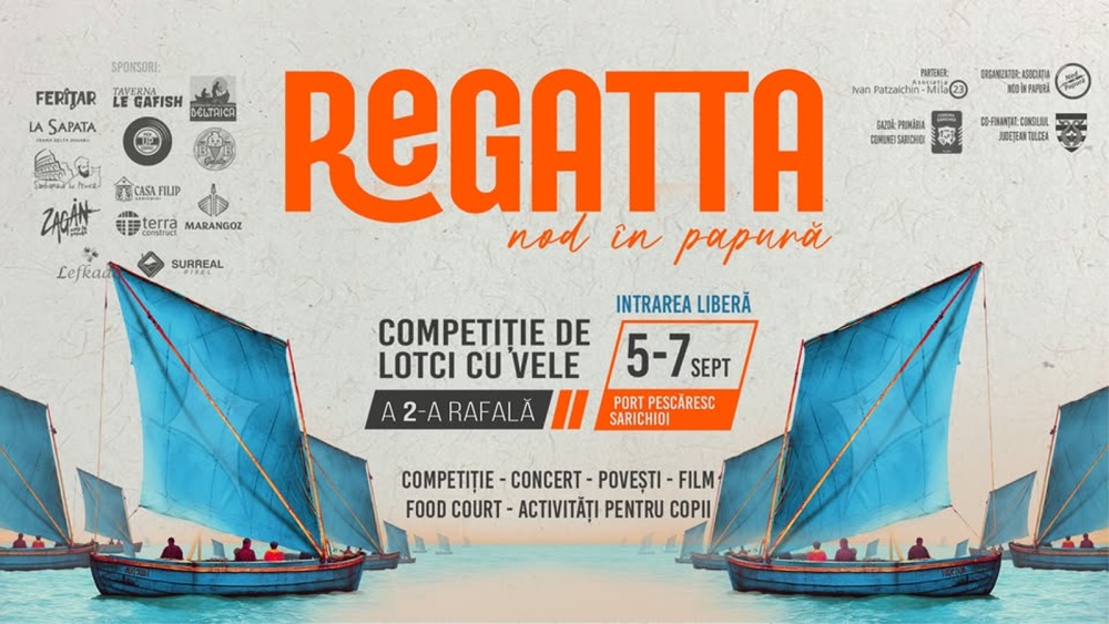 Regatta “Nod în Papură”, la Sarichioi. Premiile vor fi acordate de campionul mondial la canoe Cătălin Chirilă