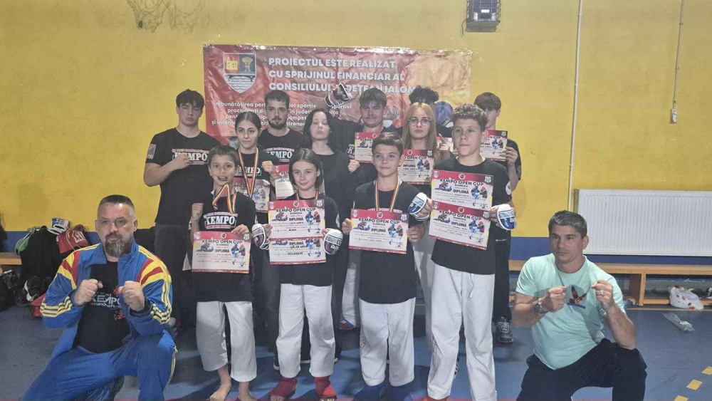 Şoimii Dobrogeni, 16 medalii la Kempo Open Cup, Slobozia