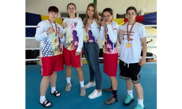 Campionatul Naţional de Box Feminin: 15 medalii obţinute de pugilistele din Tulcea.  Amalia Ţugui s-a calificat la Europenele de Tineret