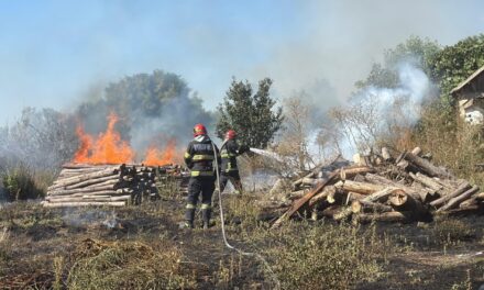 Incendii în Văcăreni şi Cataloi. Pompierii intervin în aceste momente pentru stingerea focarelor