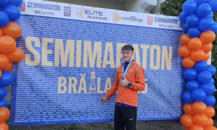 Alin Mihai Şavlovschi, medalie de aur la Semimaratonul Brăila 2025