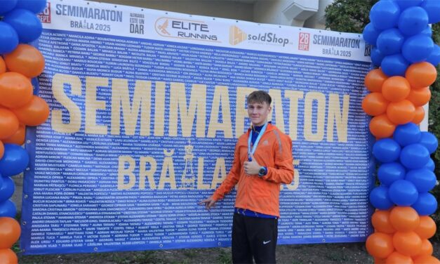 Alin Mihai Şavlovschi, medalie de aur la Semimaratonul Brăila 2025