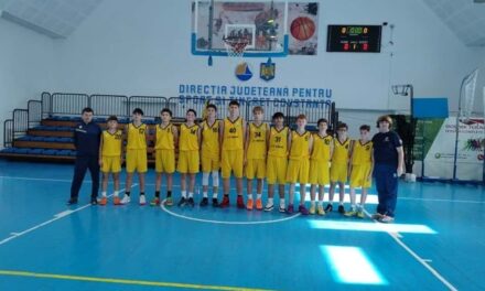 Baschetbaliştii U14 de la CSS Tulcea câştigă două meciuri şi rămân pe locul 1 în Campionatul Naţional