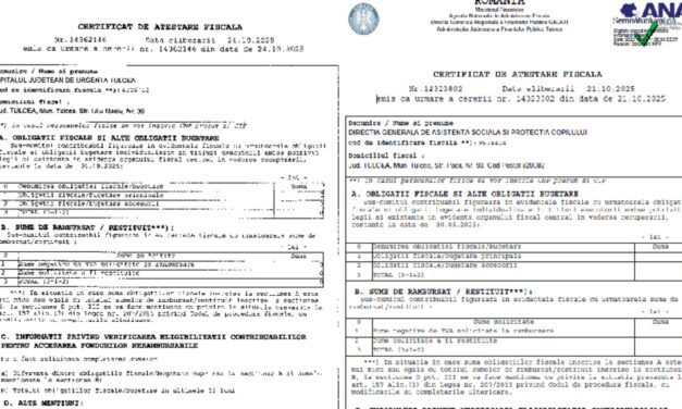 Consiliul Judeţean Tulcea: Spitalul şi DGASPC nu au datorii către bugetul de stat