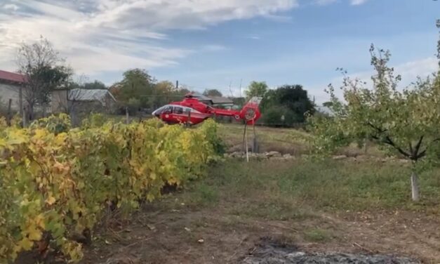 Bărbat rănit după ce tavanul unui adăpost de animale s-a prăbuşit peste el, în Rachelu