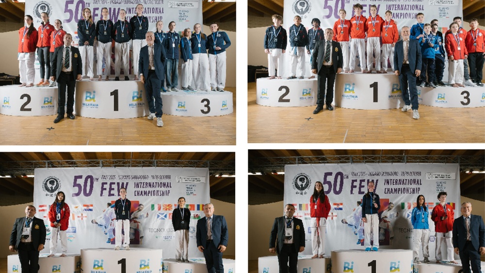 Clubul Wado-Ryu Fudo Shin Tulcea, 19 medalii la Campionatul European de Karate din Italia
