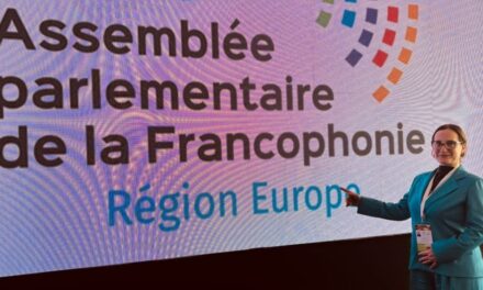 Elena Doboș, deputat AUR de Tulcea, intervenție în cadrul Adunării Regionale Europa a Adunării Parlamentare a Francofoniei