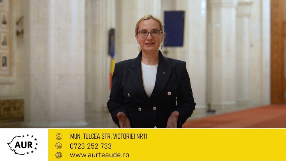 Elena Doboş, deputat AUR de Tulcea, apel către tulceni: Semnează şi tu pentru adevăr şi responsabilitate!