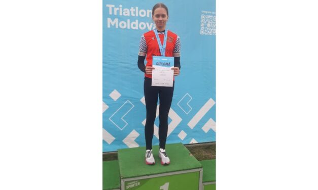 Raluca Rotaru, medalie de aur la competiţia „Duathlon 2025″ în Republica Moldova