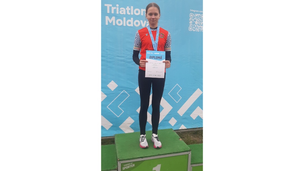 Raluca Rotaru, medalie de aur la competiţia „Duathlon 2025″ în Republica Moldova