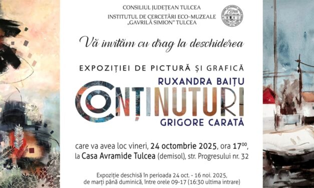 Tată şi fiică, uniţi prin artă – expoziţia „Con-ţinuturi”, vernisată astăzi la Casa Avramide