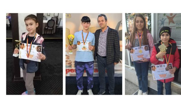 Trei medalii de aur şi una de bronz pentru şahiştii tulceni la „Festivalul Internaţional de Şah Satori Art Slobozia”