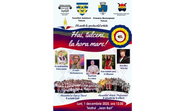 „Hai, tulceni, la hora mare!” – spectacol de Ziua Naţională la Teatrul „Jean Bart”