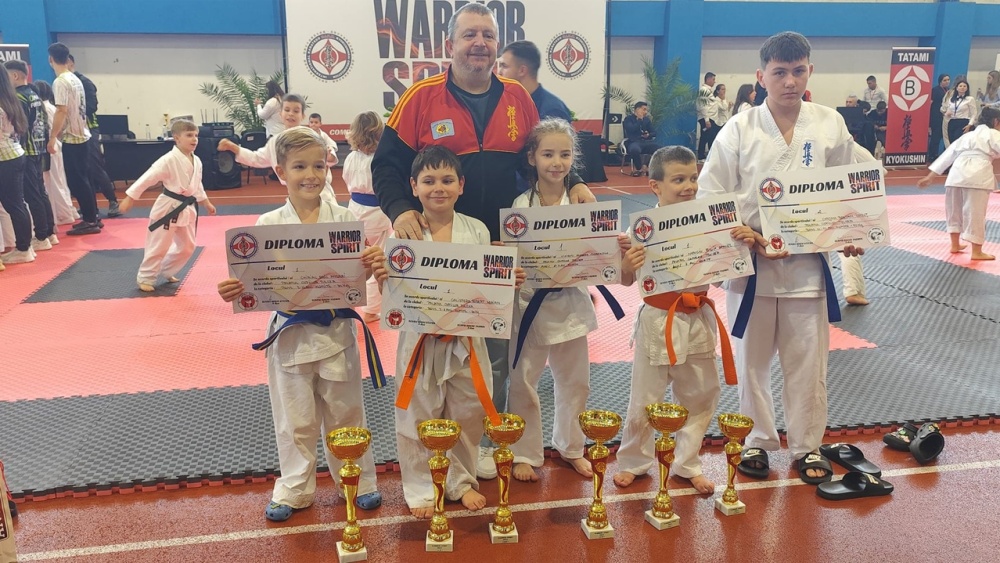 Karatiştii de la Palatul Copiilor, opt medalii la competiţia „Warrior Spirit”