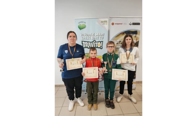 Aur, argint şi bronz pentru şahiştii tulceni la „Năvodari Open – Rompetrol”